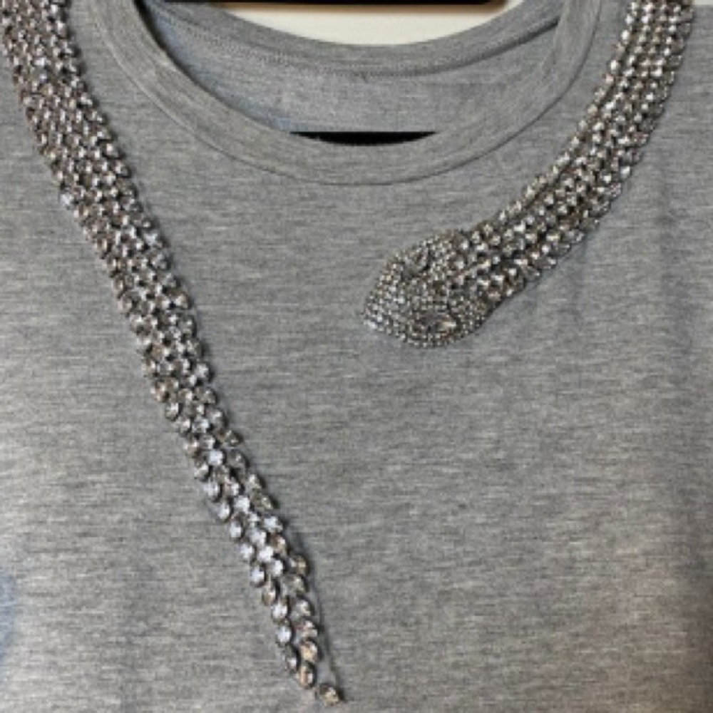 Haute Hippie Crystal Embellished Shirt Size Small